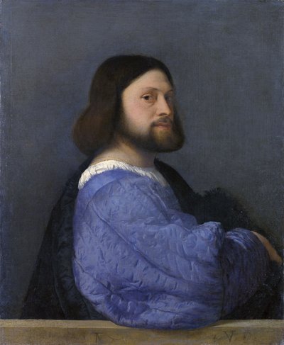 Retrato de un hombre de Tiziano Vecelli